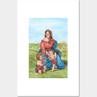 Mother's Love - A Classic Renaissance Painting Reimagined Posters and Art